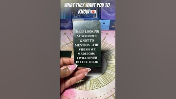 What They Want You To Know 💌#reading #soulmate #collectivereading #oraclereading #fyp
