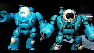 Painting Adeptus Mechanicus Kastelan Robots Part 1 Painting Adeptus Mechanicus Kastelan Robots Part 1