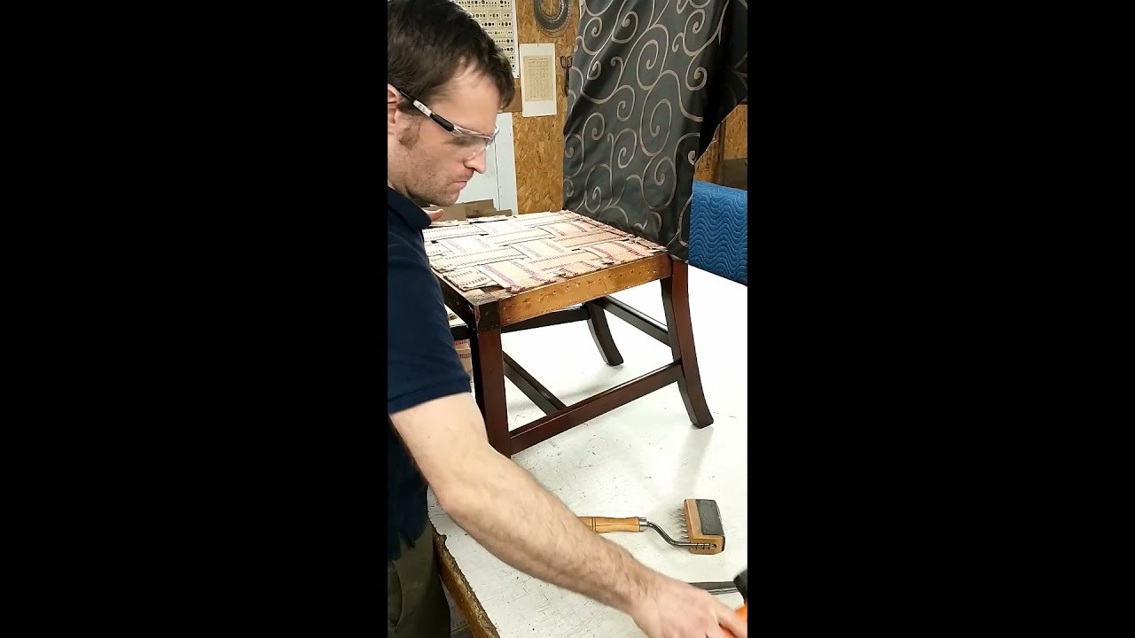 Re-Webbing a Vintage Chair