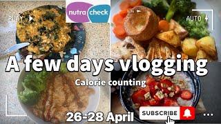 What I ate calorie counting 26-28 April |Hunters chicken & rice one pot recipe #reallife