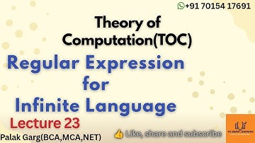 Regular Expression for Infinite Language🔥| GATE & UGC NET TOC Tricks#toc#ugcnet#gate#computerscience