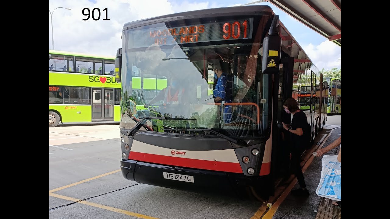 [SMRT] (Retired) Hispano Habit 0405G on service 901, TIB1247G - YouTube
