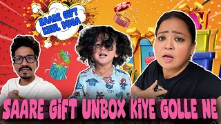 Saare Gift Unbox kiye Golle Ne| Bharti Singh | Haarsh Limbachiyaa | Golla