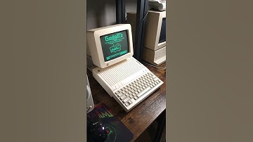 Playing Gadgetz on an Apple IIc, 1984 #shorts #retrogaming