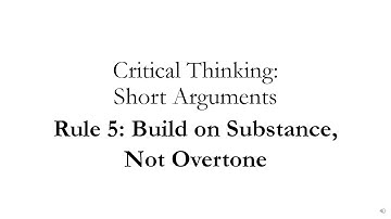Short Arguments Rule 5