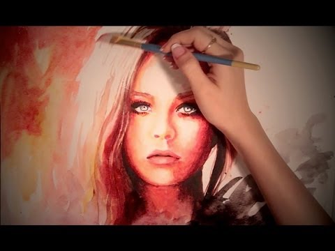 Speed Painting : Contrast (watercolor)