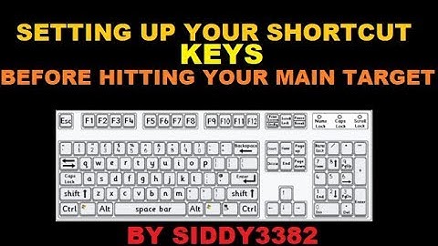 War Commander - Setting Up Your Shortcut Keys Before Hitting Your Main Target.