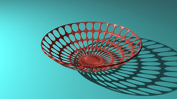 Modeling A Plastic Basket using Wireframe Modifier in Blender 2.79