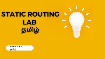 STATIC ROUTING LAB TAMIL