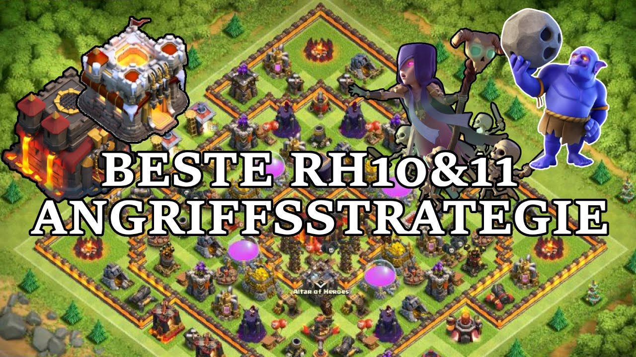 Clash Of Clans Angriffsstrategie Rathaus Level 10 Die BESTE Rathaus 10-11 Angriffsstrategie 2024! | Hexen und Bowler