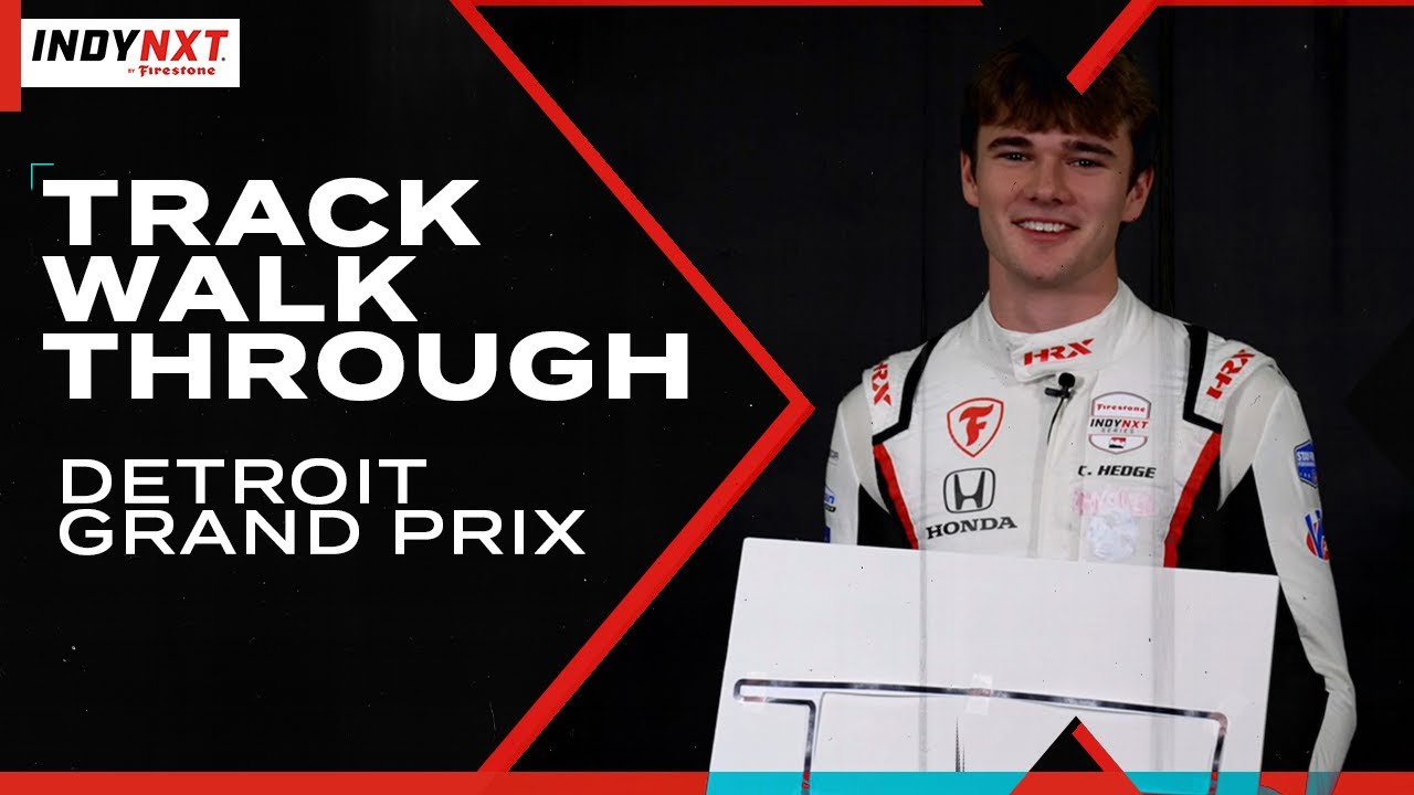 Callum Hedge explains the BUMPY streets of Detroit circuit | INDY NXT by Firestone