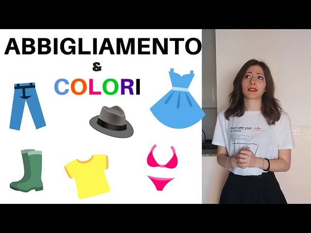 My Italian Lessons - What are you #wearing today? Say it in #Italian! # clothes #Italianclothes #Italianwords #learnItalian