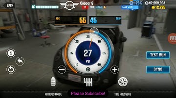 Csr2, mini Cooper max tune and shift for 12.0
