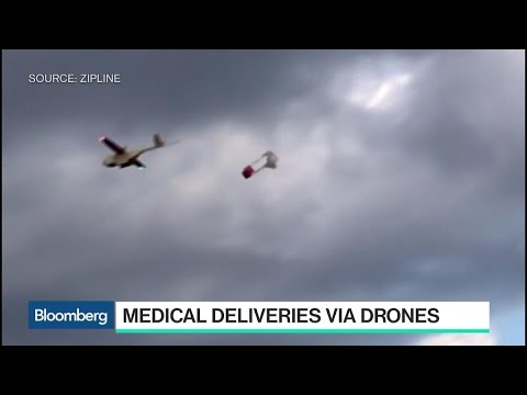 Zipline Uses Drones to Make Life-Saving Deliveries
