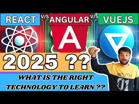 2025 @React  v/s @Angular v/s Vuejs ? which one should you learn and why ?