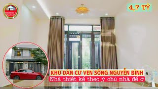 BÁN NHÀ NHÀ BÈ (806) KHU VEN SÔNG NGUYỄN BÌNH NHÀ BÈ 7,5X11 TRỆT LẦU THEO KHÔNG GIAN MỞ (ĐÃ BÁN)