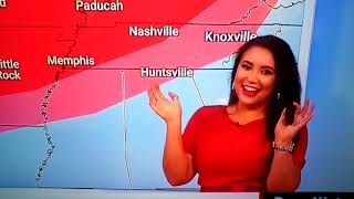 Weather Channels Felicia Combs calls Paducah KY PaDookie on Weekend Recharge May 1st LOL Funny