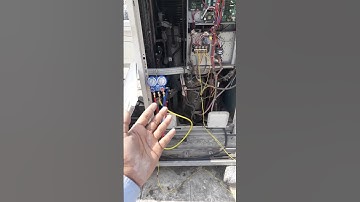 HOW TO VACUUM VRV/VRF UNITS ||AIRCONDITIONER VACUUM PROCESS #mractech #hvac #airconditioner #shorts