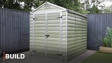 BUILD - Skylight Plastic Shed Installation - 8 x 6