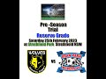 Image highlights  Trial Game  - Reserves Central Sydney Wolves vs Oran Park FC - 25th Feb 2023