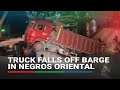 Truck falls off barge in Negros Oriental