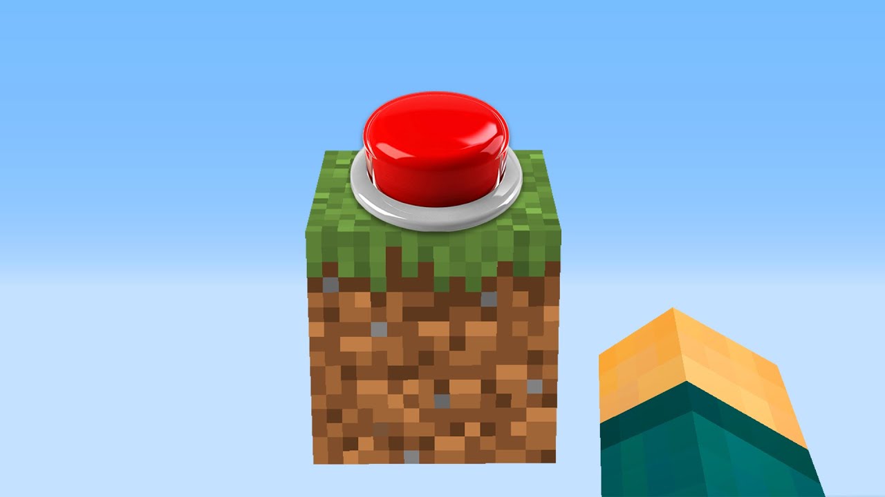 Minecraft MAS tem 1 BOTÃO VERMELHO - YouTube
