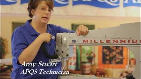 APQS Instructional: Needle Up-Down Adjustment--Fluorescent Light Machines