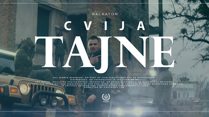 CVIJA - TAJNE (OFFICIAL VIDEO)