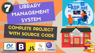 library management system ASP.NET C# SQL Server complete project with source code | Part-7