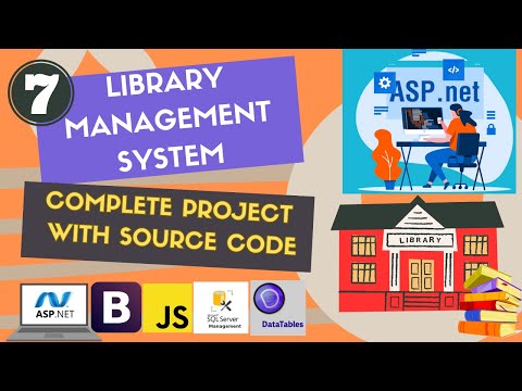 library management system ASP.NET C# SQL Server complete project with source code | Part-7