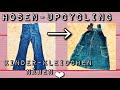 Upcycling DIY: Kinderkleid aus alter Hose nähen! Kreative Kinderbekleidung selber machen 🌈👖✂️