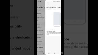 How to enable one handed mode in android mobile phones #onehandedmode #onehandandroid #onehandmode