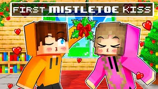 Our First Mistletoe KISS in Minecraft