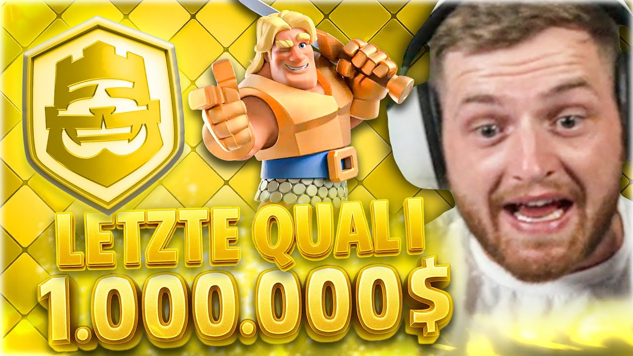 😱🥵200IQ PLAY im FINALE der 1MIO$ CR WM QUALI! - Clash Royale