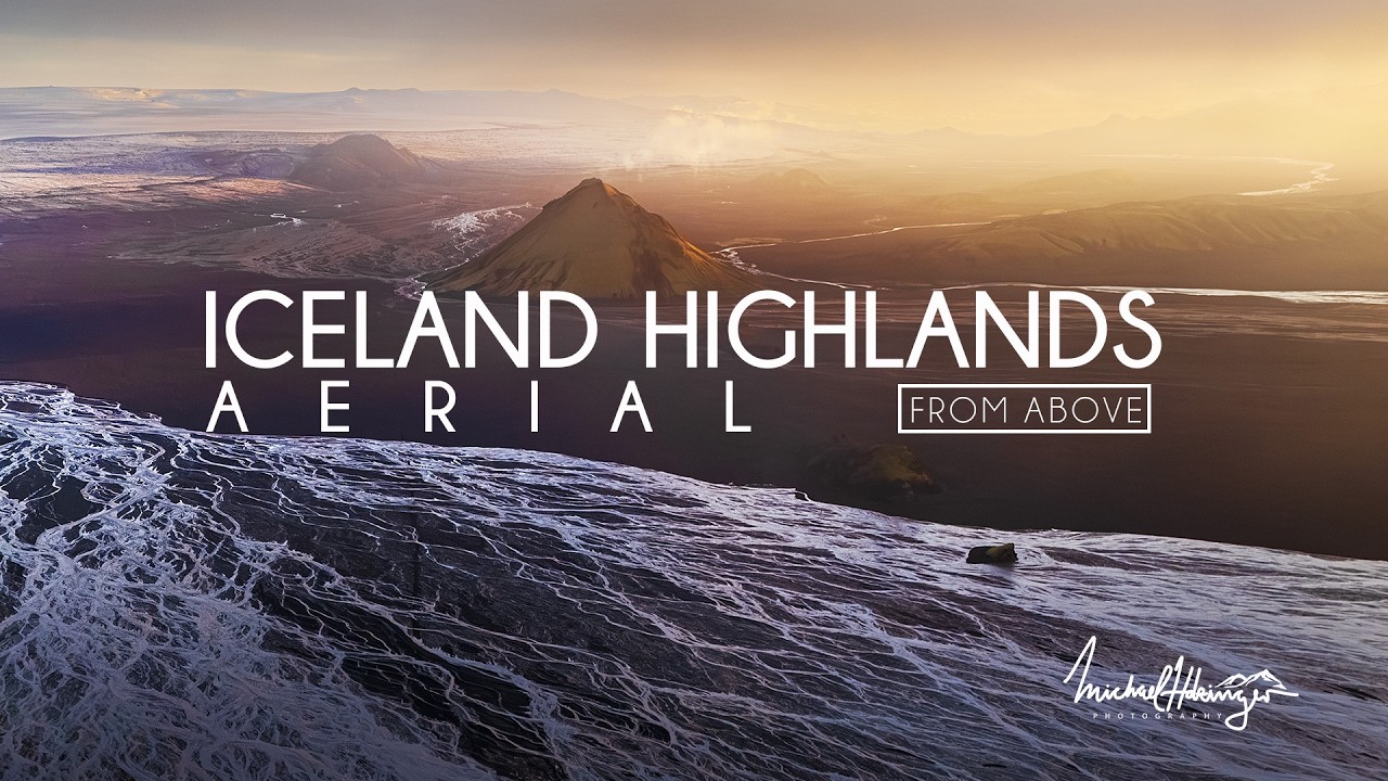 Iceland Highlands / Aerial Drone Video