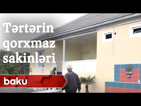 Tərtərin Qaynaq kəndinin mərmidən qorxmayan sakinləri - Baku TV