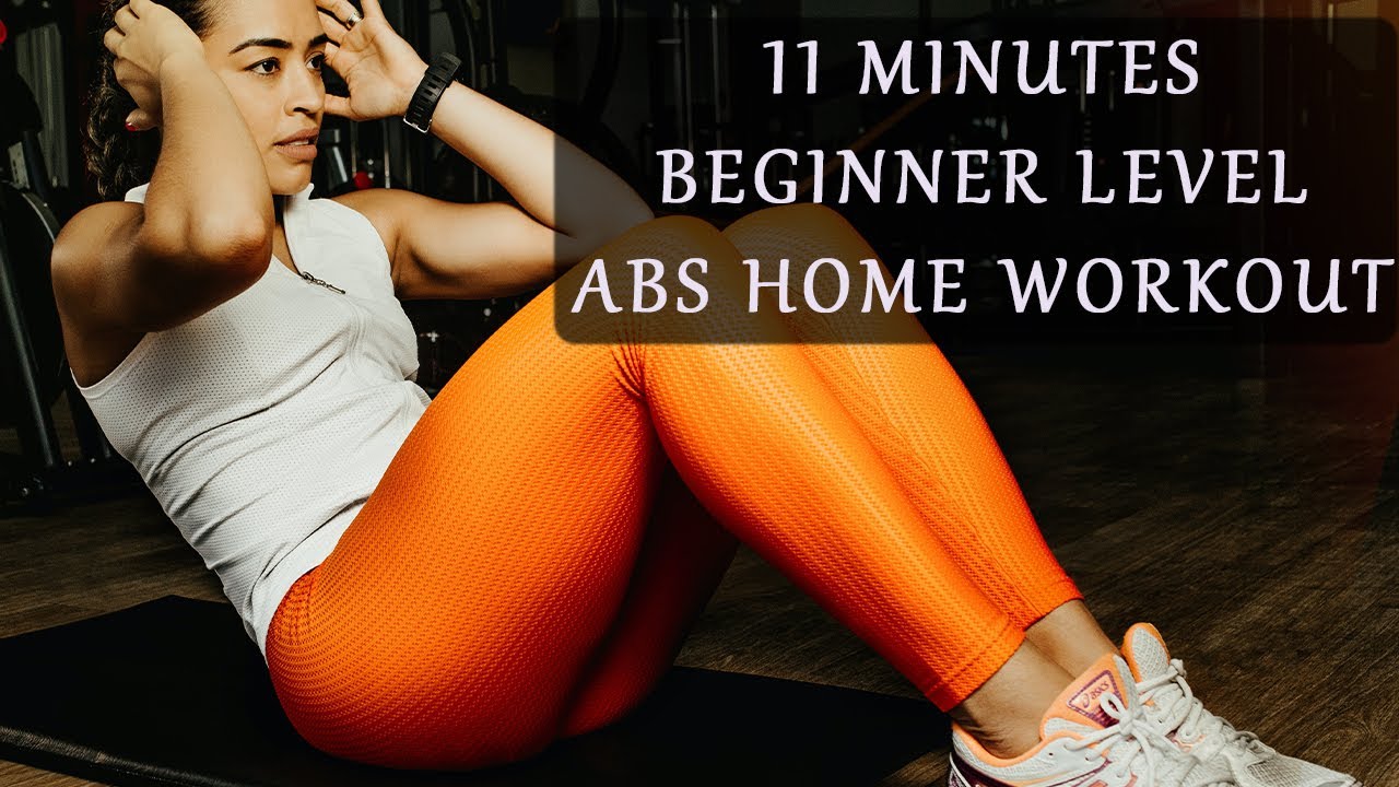 11 Minutes Beginner Level Abs Home Workout - YouTube