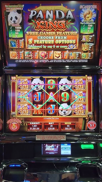 $20 Spin Panda King Bonus #slot #casinogames #lasvegas #bigwin - YouTube