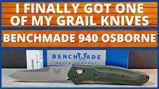 BENCHMADE 940 OSBORNE UNBOXING, FINALLY GOT ONE OF MY GRAIL KNIVES, EVERYDAY CARRY, EDC