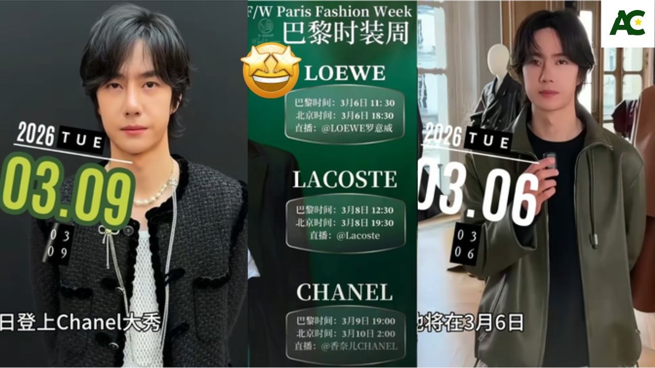 OMG 👀 Wang Yibo’s Paris Fashion Week Schedule Reveals Something Surprising