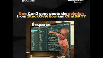 Dev: Can I copy the code from StackOverflow and ChatGPT? #memes #ytshorts  #coding #tech #viralvideo