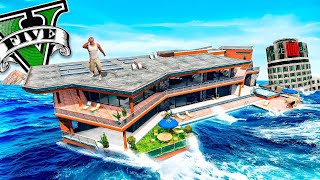 LA CASA MILLONARIA FLOTANTE de FRANKLIN en GTA 5