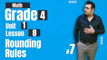 Math | Grade 4 | Unit 1 | Lesson 8 |  Rounding Rules