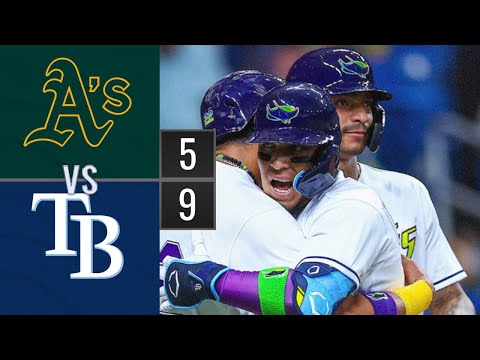 Resumen Atléticos de Oakland vs Rays de Tampa Bay | MLB 07-04-2023