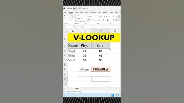 Excel VLOOKUP Formula | How to Use Excel VLookup #shorts #asmr #excel #computer #exceltips