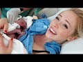 BEAUTIFUL HOSPITAL LIVE BIRTH VLOG INDUCTION - Janna and Braden Family Baby Girl Birth Story