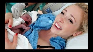 beautiful hospital live birth vlog induction janna and braden family baby girl birth story