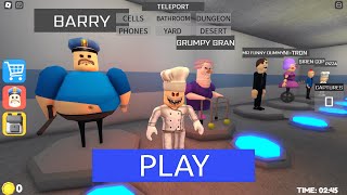 PLAYING AS A BARRY IN [NEW!] BARRY'S PRISON RUN V2! (OBBY!) | LIVE