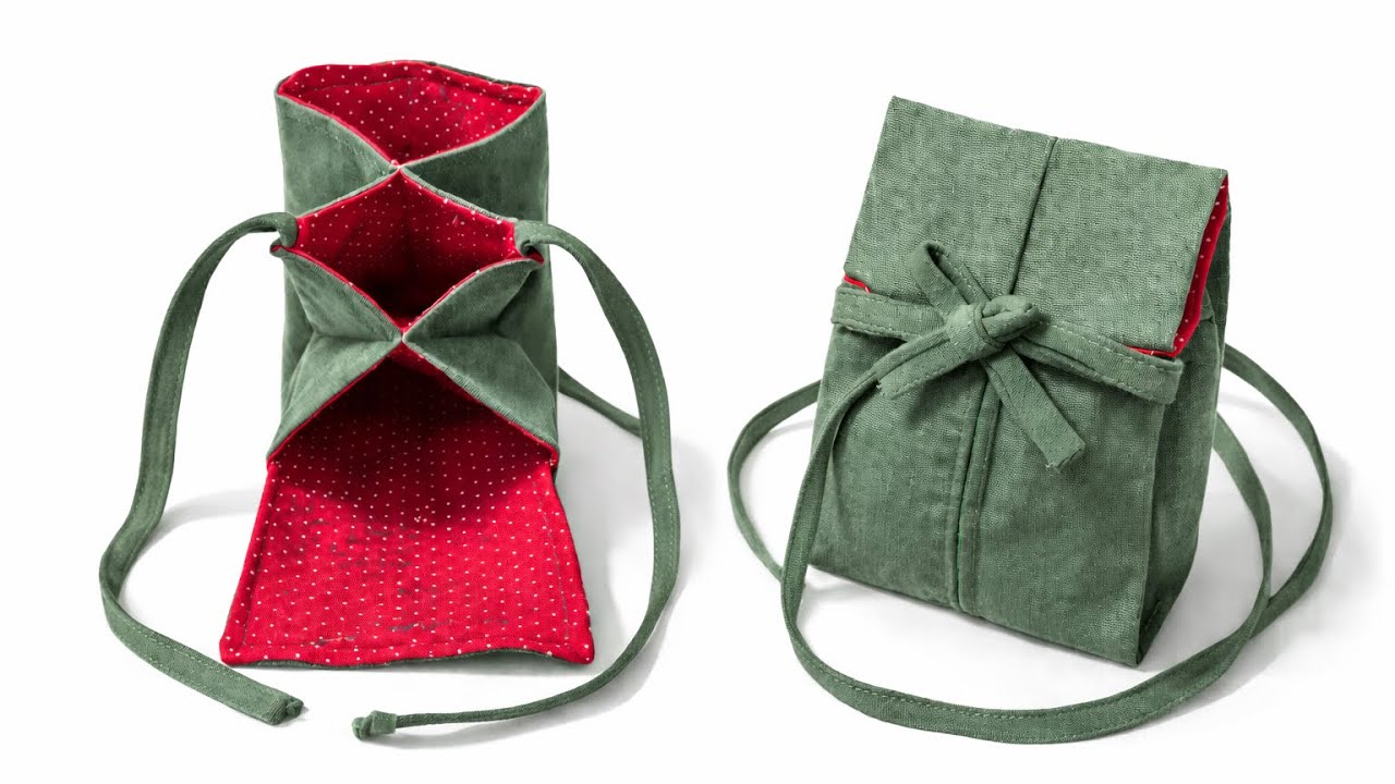 DIY Foldable Crossbody Bag with Hidden Compartments | Step-by-Step Sewing Tutorial