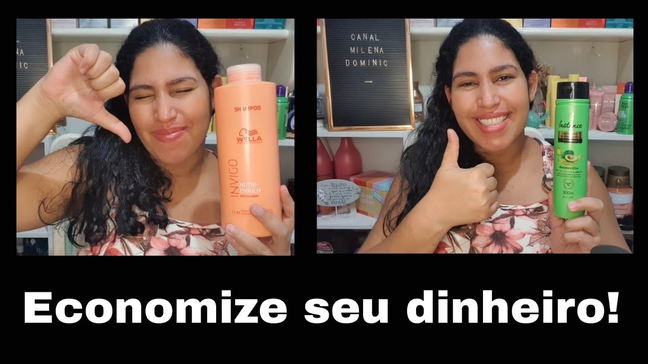 Esse em vez desse | Shampoos nac e imp